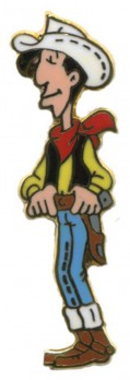 Pin’s Lucky Luke debout