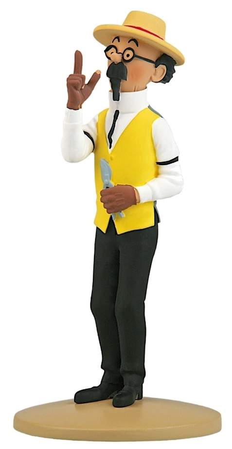 Figurine résine Tintin - #028 - Tournesol en jardinier