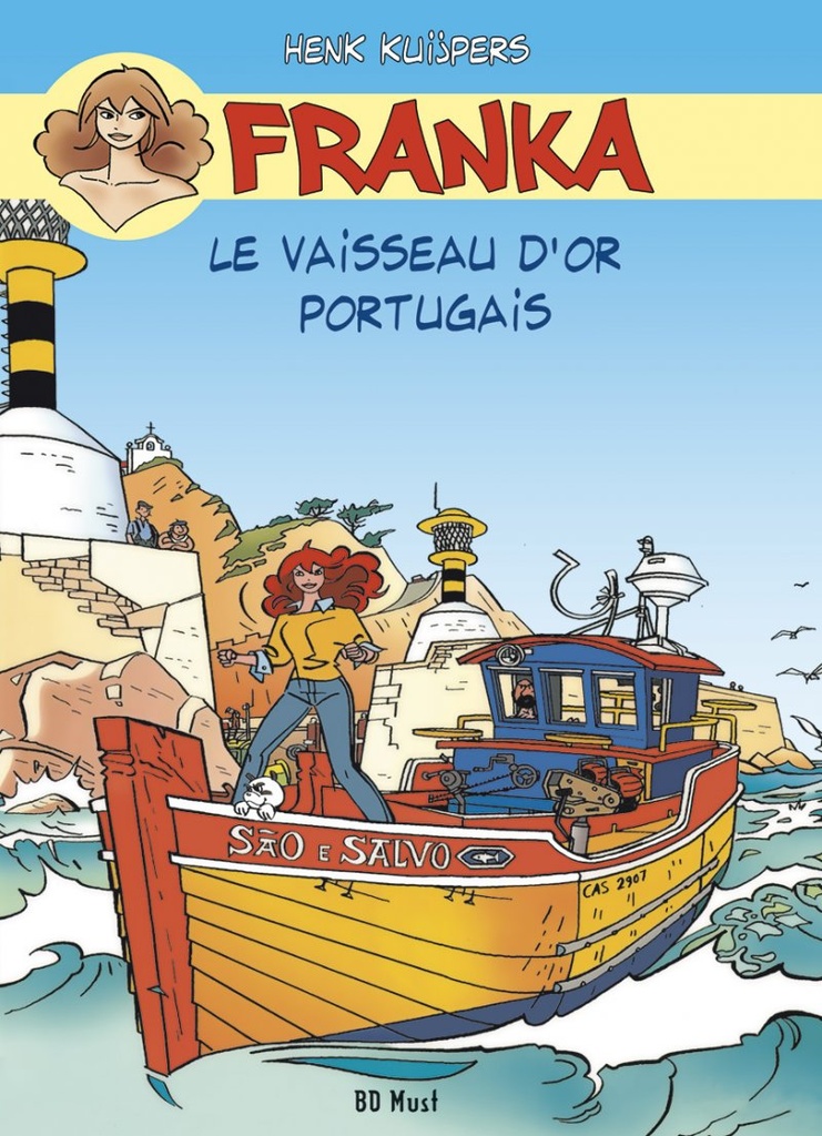 Franka - T14 - Le Vaisseau d'Or Portuguais (dos blanc)