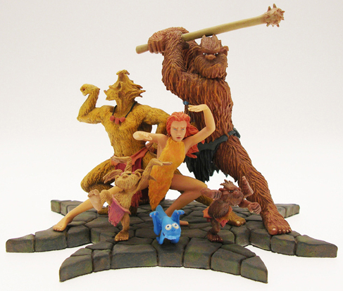 Figurine résine Mondes de Troy - Trolls - Coffret collector