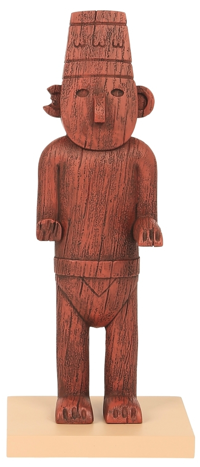 Figurine résine Tintin - Les icônes - Le fétiche Arumbaya