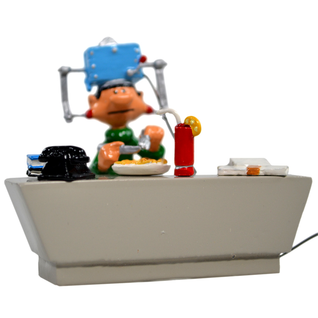 Figurine métal Gaston - Les inventions - Le mastigaston (Pixi)