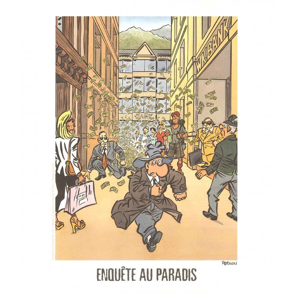 Ex-Libris Pétillon Jack Palmer Enquête au Paradis