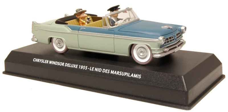 Voiture Spirou & Fantasio 1/43 #12 Chrysler Windsor Deluxe 1955 - T12 Le nid des Marsupilamis
