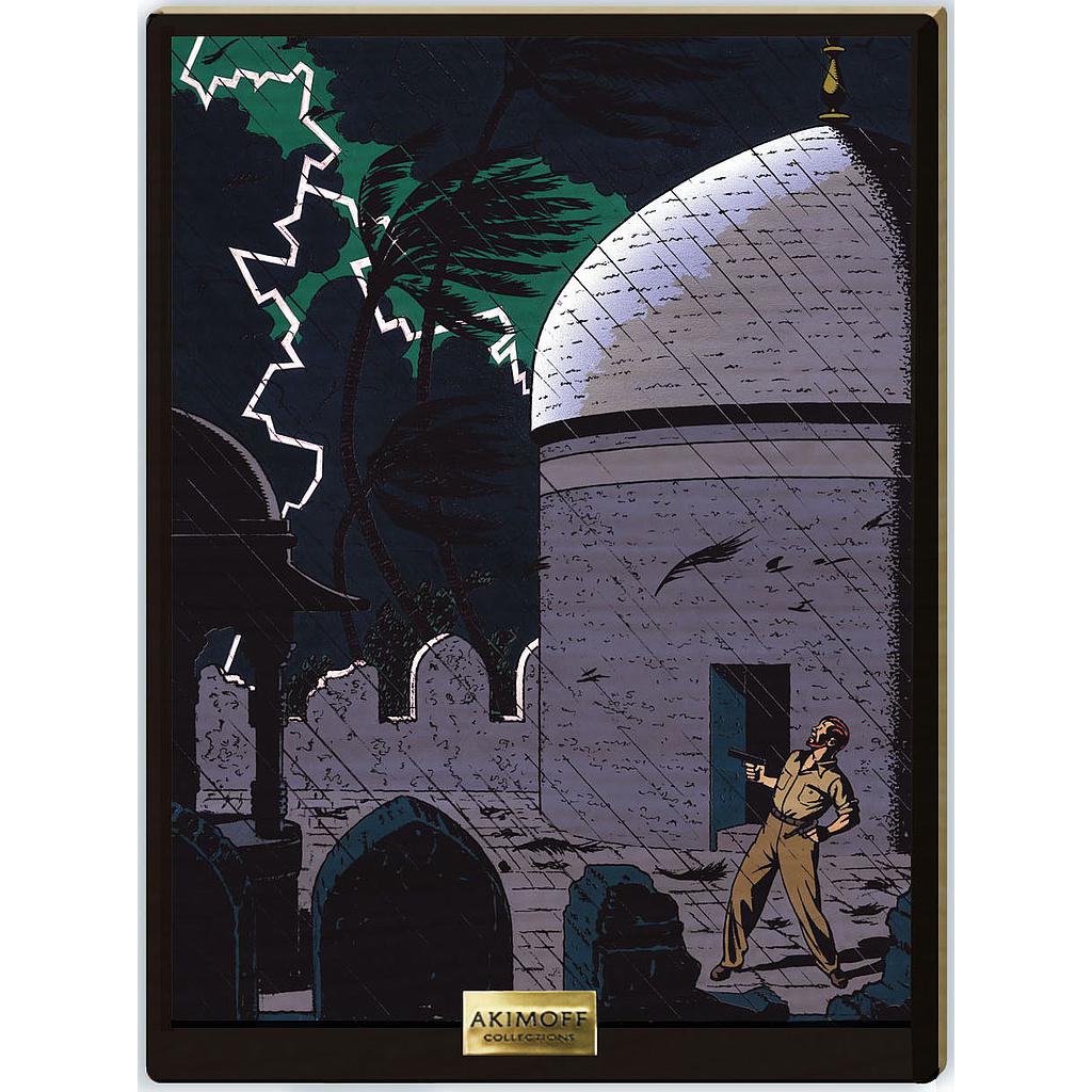 Tableau en bois Blake & Mortimer - T02 Le secret de l'Espadon - Un terrible éclair