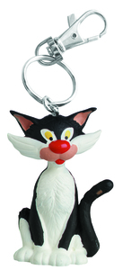 Figurine porte-clé PVC Gaston Lagaffe - Le chat de Gaston