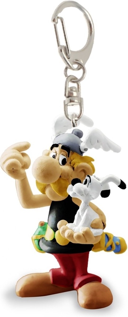 Figurine porte-clé PVC Astérix - Astérix porte Idéfix
