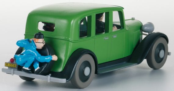 Voiture Tintin 1/43è #009 - La berline de Mitsuhirato "Le Lotus Bleu" (1946)