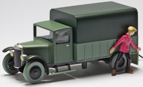 Voiture Tintin 1/43è #053 – Le camion d'opium "Le Lotus Bleu" (1946)