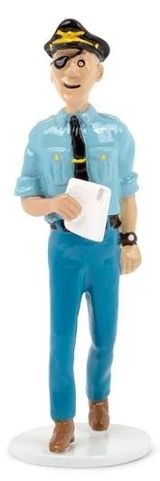 Figurine métal Tintin - Carte de voeux 1972 - Piotr Szut