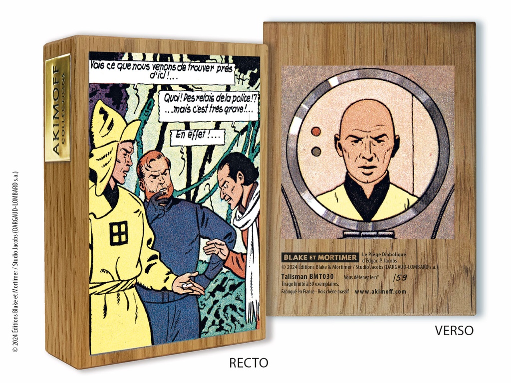 Talisman en chêne - Blake & Mortimer - T09 Le piège diabolique - Le gouffre du temps