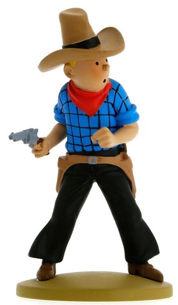 Figurine résine Tintin - #030 - Tintin cow-boy