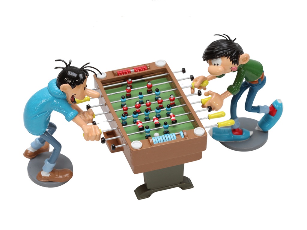 Figurine métal Gaston - Gaston et le babyfoot (Pixi)