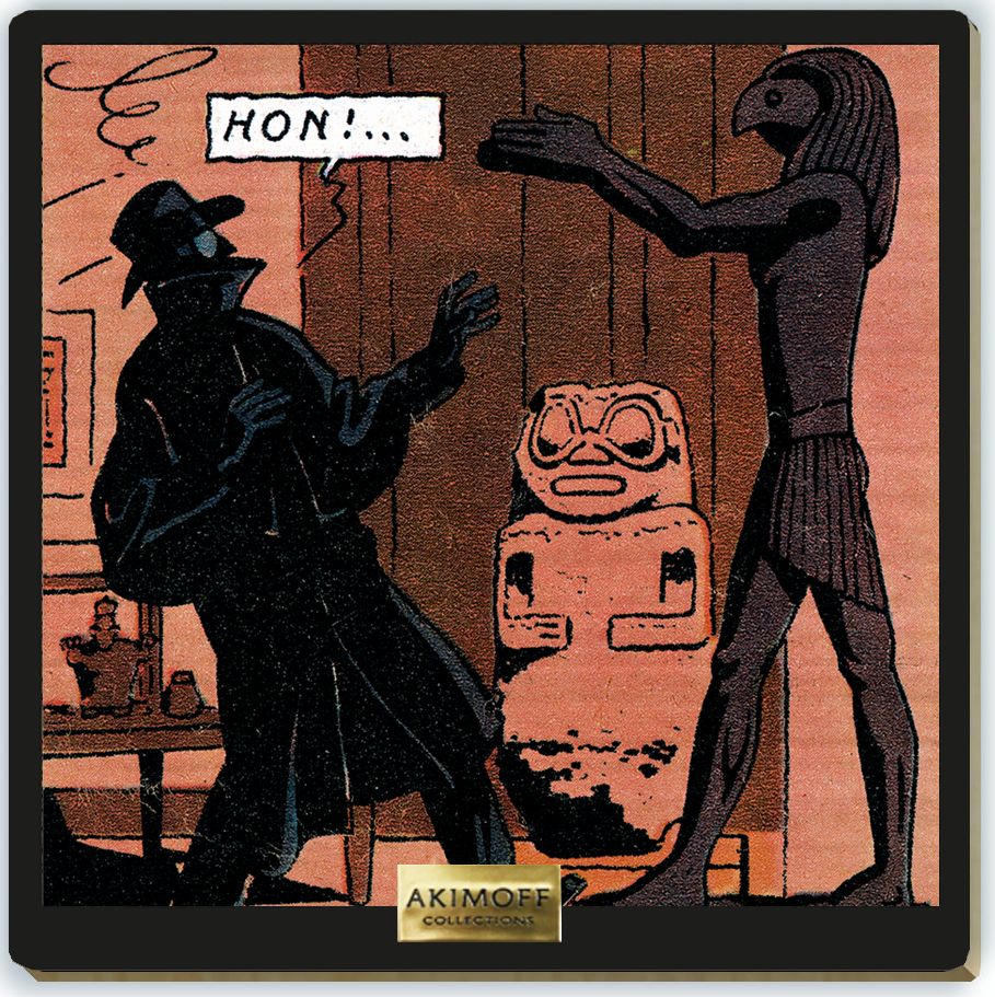 Tableau en bois Blake & Mortimer - T06 La marque jaune - Au 99bis Park Lane