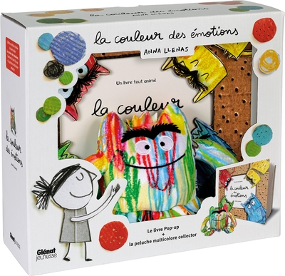La Couleur des émotions - Coffret Collector - Pop-up et peluche multicolore
