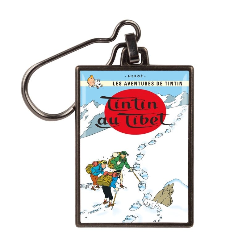 Figurine porte-clé métal Tintin - Couverture T20 Au Tibet
