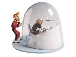 Figurine résine - Les Cases de Franquin Spirou & Fantasio - La Bulle polychrome