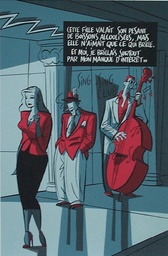 Sérigraphie Serge Clerc - Sing sing club (50x40) Numérotée & Signée 150 ex.