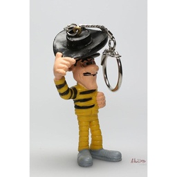 Figurine porte-clé PVC Lucky Luke - Jack Dalton saluant