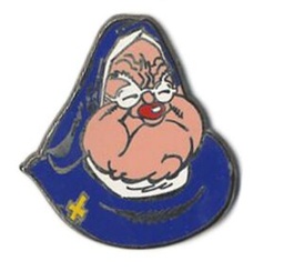 Pin’s Soeur Marie-Thérèse des Batignolles - Tête au nez rouge