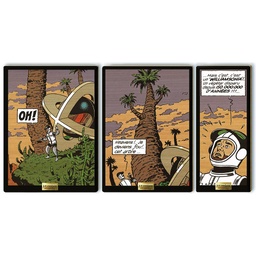 Tableau en bois Blake & Mortimer - T09 Le piège diabolique (Triptyque)