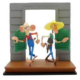 Figurine résine Lucky Luke – Les rivaux de Painful Gulch (LMZ)