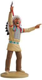 Figurine résine Tintin - #041 - Le chef indien Taupe au regard perçant