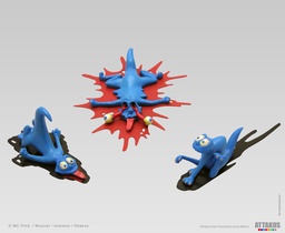 Figurine résine Mondes de Troy - Trolls - Schfoumpfs - Pack de 3 N°2