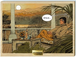 Tableau en bois - XIII - Coucher de soleil sur la vérité