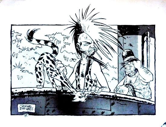 Affiche Cromwell/RiffReb’s - Sergeï Wlady N/B