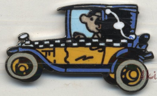 Pin's - Gast La fiat de Gaston roule vers la gauche