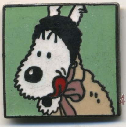 Pin's Tintin - Milou aviateur