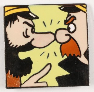 Tintin Les capitaines Haddock et Chester