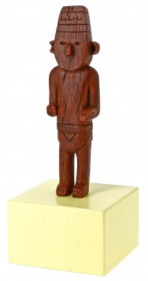 Figurine résine Tintin - Le musée imaginaire - Fétiche Arumbaya
