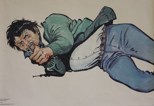 Poster - Cible PJ Liège - Hermann : Homme au blouson vert 1