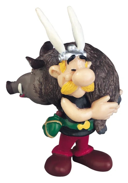 Figurine PVC Astérix - Astérix portant un sanglier