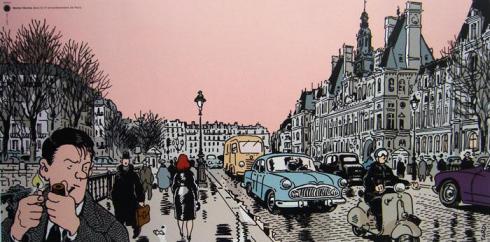 Poster Tardi Nestor Burma dans le 04ème arrdt (25x50)