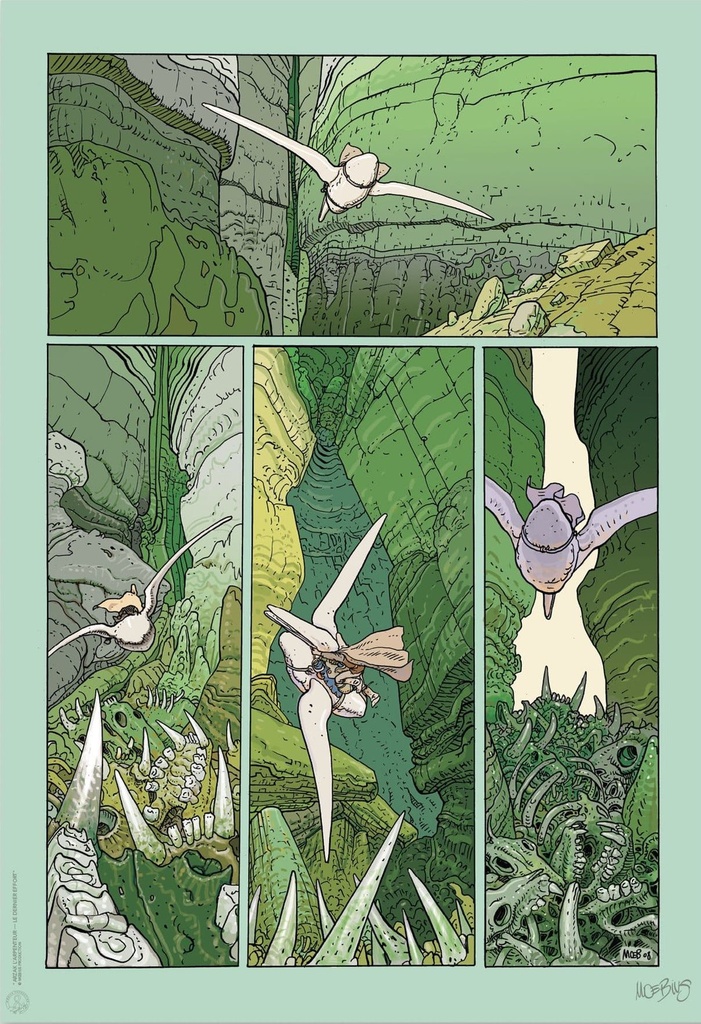 Poster Moebius - Arzak - Le dernier effort