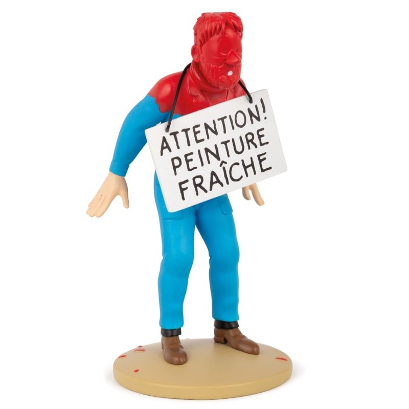 Figurine résine Tintin - #069 - Haddock peinture fraîche