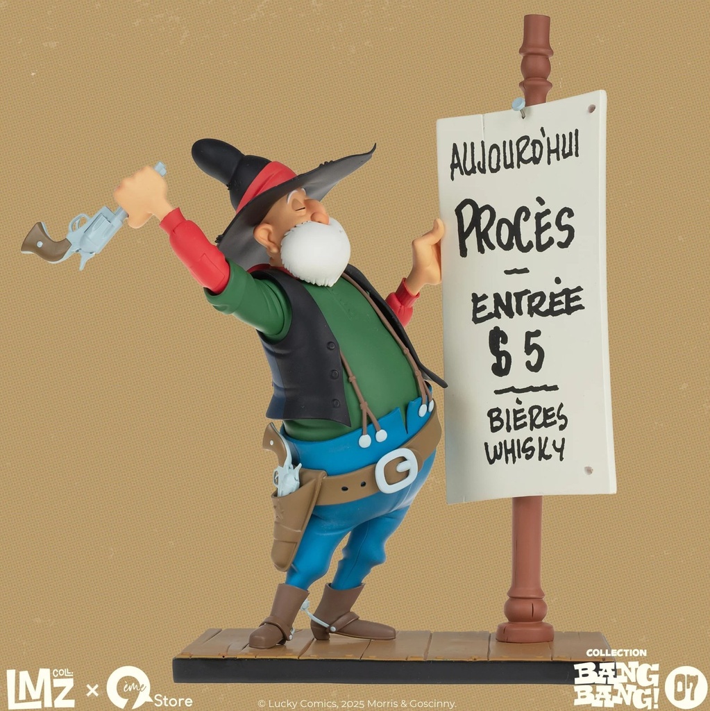 Figurine résine Lucky Luke – Le juge (LMZ)