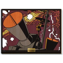 Tableau en bois Blake & Mortimer - T08 S.O.S. Météores