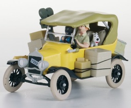Voiture Tintin 1/43è #003 - La Ford T jaune "Tintin au Congo" (1946)