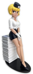 Figurine résine Natacha - Pile de livres (Collectoys)