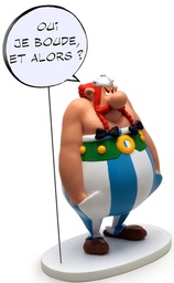 Figurine résine Astérix - Coll. Bulles - Obélix "Je boude..." v.2